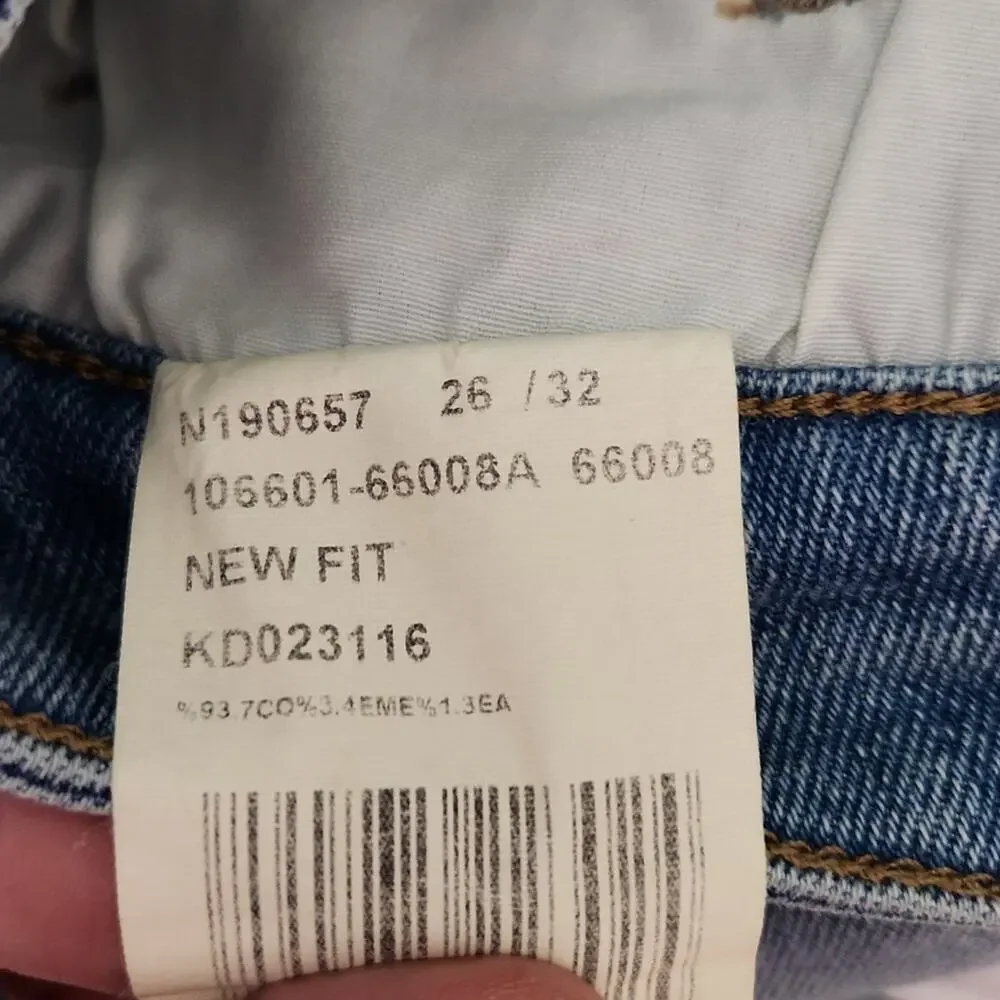 GDW General Denim Works Women's Light Wash Skinny Jeans Size‎ 26 Zip Button NWT